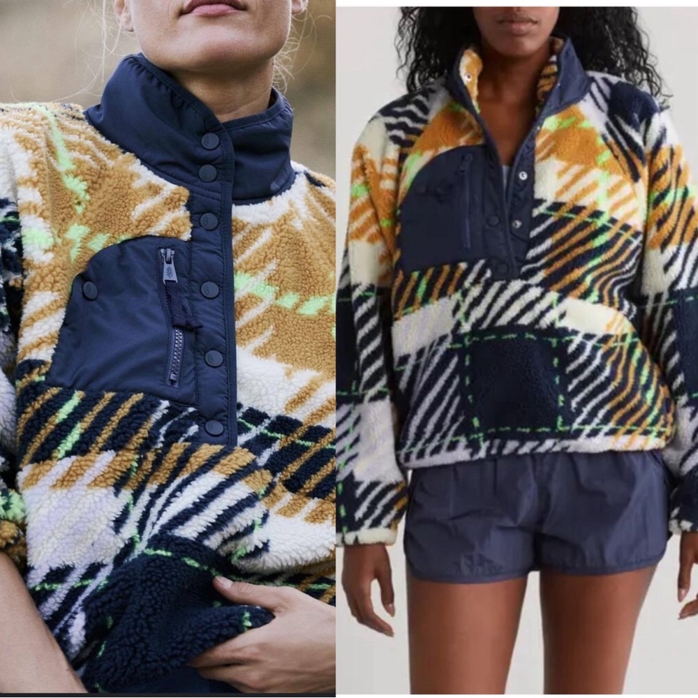 FP Movement by Free People Multicolor Plaid Jacket